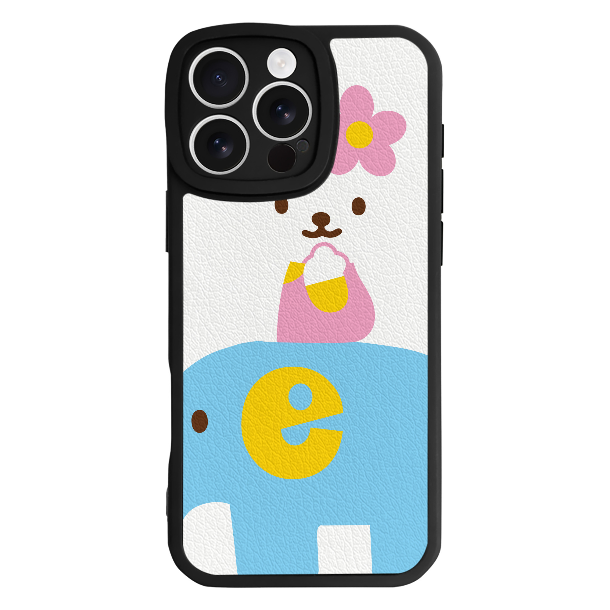 （画像用） Hello Kitty ハローキティ 【iPhone 16シリーズ対応】シリコンスマホケース（レザー調） 材質：シリコン